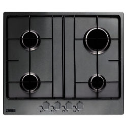 Zanussi ZGG65411SA Gas Hob, Silver